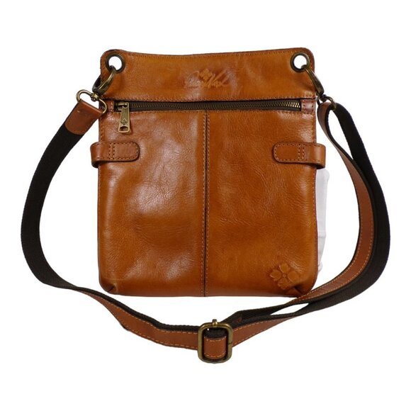 Patricia Nash Francesca Brown Leather Crossbody Organizer Bag #1016 - Picture 2 of 16